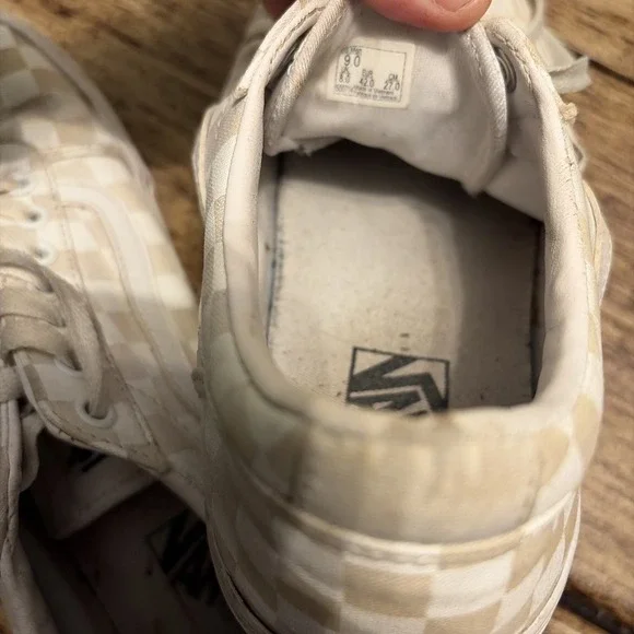 Vans Old Skool Checkered Lace Up Skate Shoes Retro Checkerboard M9 - Picture 8 of 8